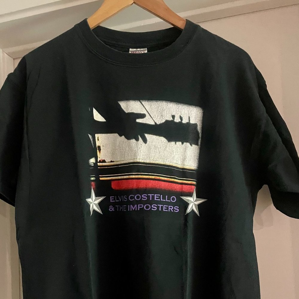 RARE COLLECTIBLE!! Elvis Costello The Delivery Man Concert 2005 T-shirt - Large